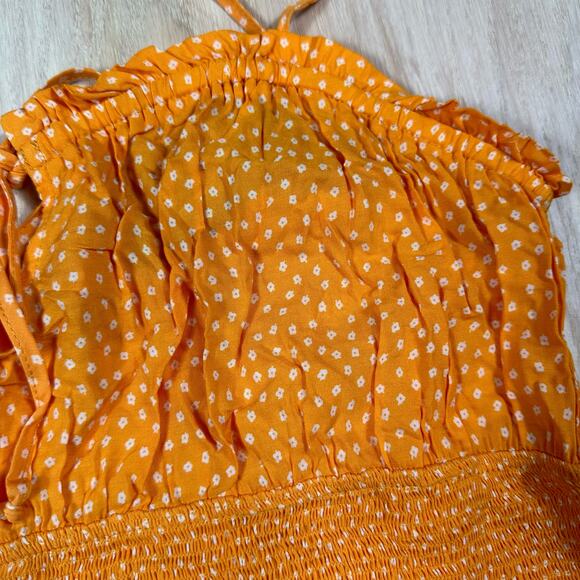 NWT Fashion Nova Yellow Always Cute Smocked Flattering Summer Mini Dress XL - Picture 3 of 13